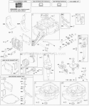Cams Camshaft Crankshaft Cylinder Engine Sump KitGaskets Lubrication Piston Group Valves Diagram and Parts List for 12H812-2320-B1  Briggs and Stratton Engine
